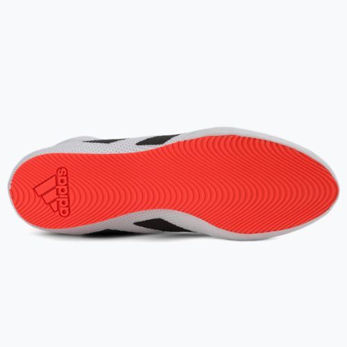Buty bokserskie adidas Box Hog 3 biało-czarne GV9975