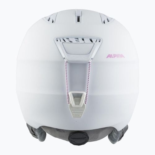 Kask narciarski Alpina Grand white rose matt