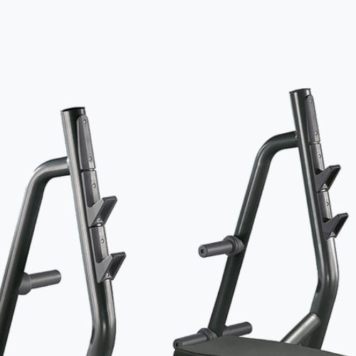 Ławka treningowa ze stojakiem na sztangę Technogym Olympic Bench Press black