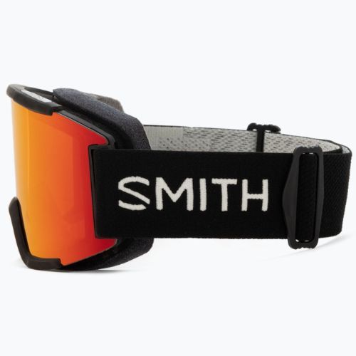 Gogle narciarskie Smith Squad black/chroma pop everyday red mirror