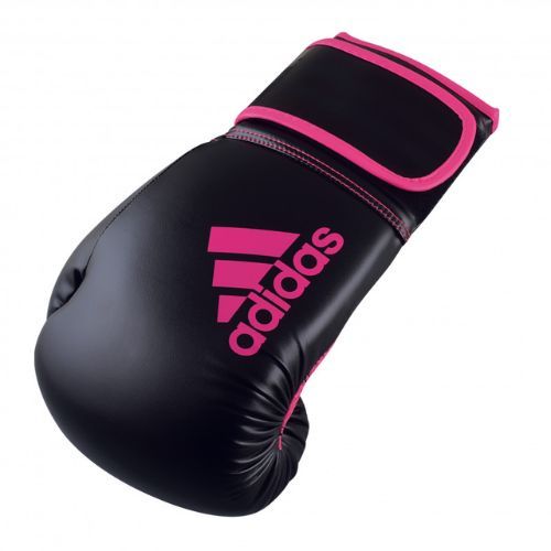 Rękawice bokserskie adidas Hybrid 80 czarno-różowe ADIH80