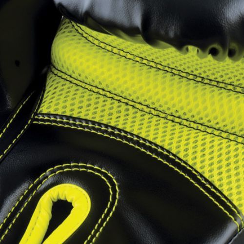 Rękawice bokserskie adidas Hybrid 80 czarno-żółte ADIH80