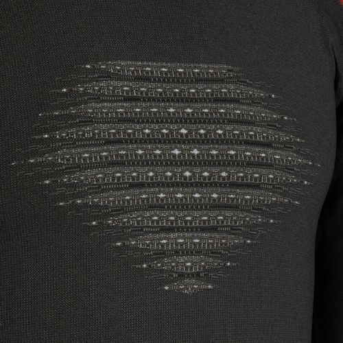 Bluza termoaktywna męska UYN Evolutyon Comfort UW Shirt charcoal/white/red