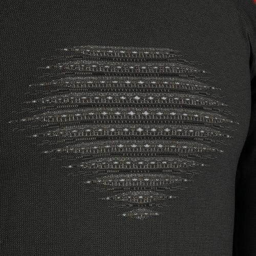Longsleeve termoaktywny męski UYN Evolutyon Comfort UW Shirt charcoal/white/red