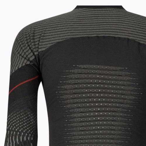 Bluza termoaktywna męska UYN Evolutyon Comfort UW Shirt charcoal/white/red
