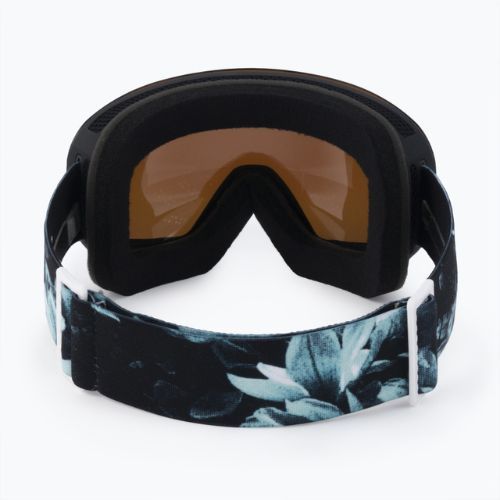 Gogle snowboardowe damskie ROXY Popscreen Cluxe true black akio/sonar ml revo blue