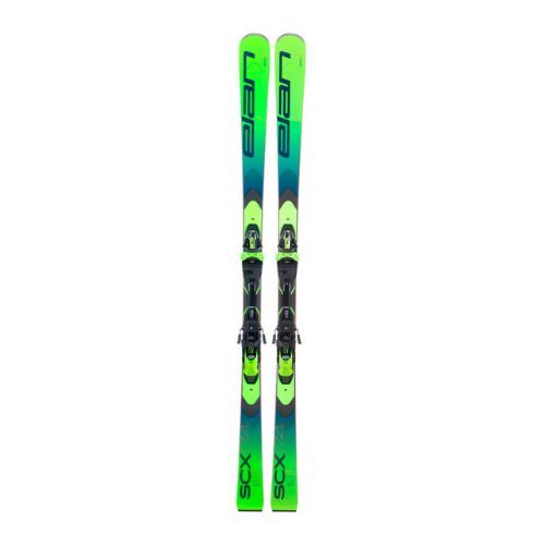 Narty zjazdowe Elan Ace SCX Fusion + wiązania EMX 12 green/blue