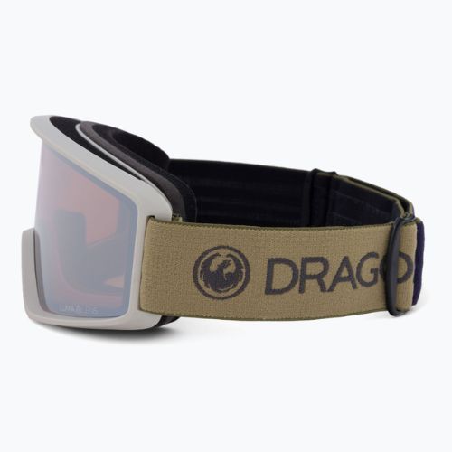 Gogle narciarskie DRAGON DXT OTG block biege/lumalens silver ion