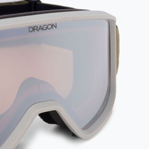 Gogle narciarskie DRAGON DXT OTG block biege/lumalens silver ion