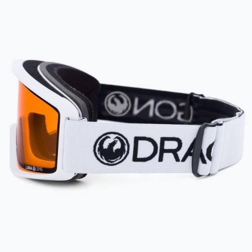 Gogle narciarskie DRAGON DXT OTG white/lumalens amber