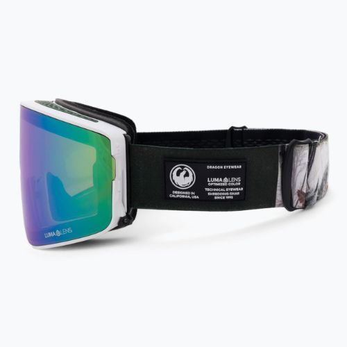 Gogle narciarskie DRAGON PXV2 alpine camo/lumalens green ion/lumalens amber 42348-161