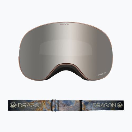 Gogle narciarskie DRAGON X2 slate/lumalens silver ion/amber 40454-030