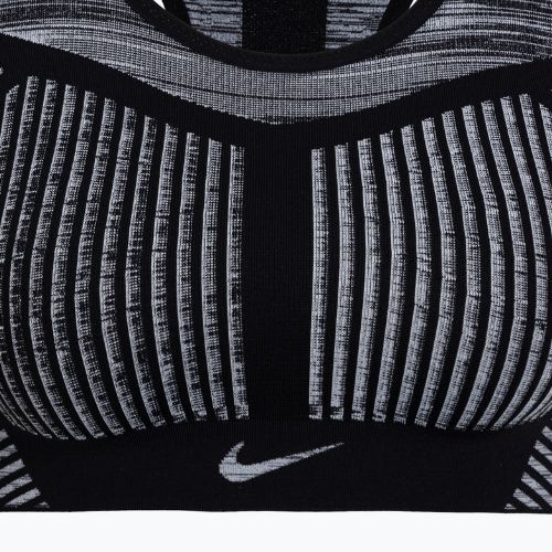 Biustonosz treningowy Nike Fe/Nom Flyknit Bra black/white