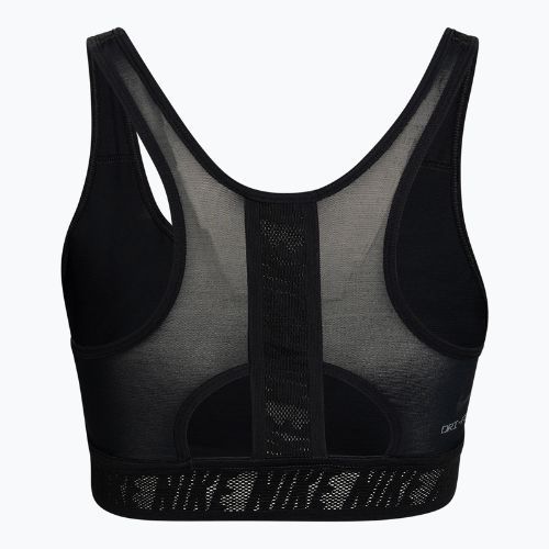 Biustonosz treningowy Nike Swoosh UltraBreathe black/dk smoke gray