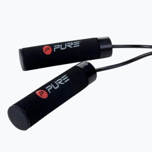 Skakanka z obciążeniem Pure2Improve Weighted Jumprope czarna 2168