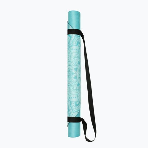 Mata do jogi Yoga Design Lab Curve 3.5 mm mandala turquoise