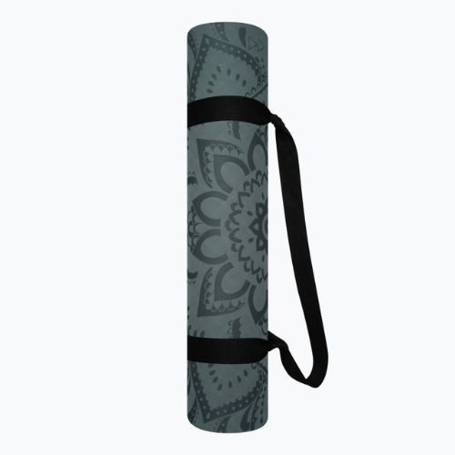 Mata do jogi Yoga Design Lab Flow Pure 6 mm mandala charcoal