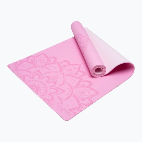Mata do jogi Yoga Design Lab Flow Pure 6 mm mandala rose
