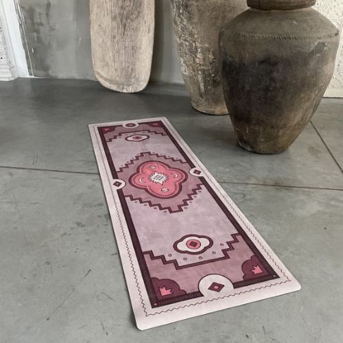 Mata do jogi Moonholi PERSIANA 3 mm różowa SKU-119