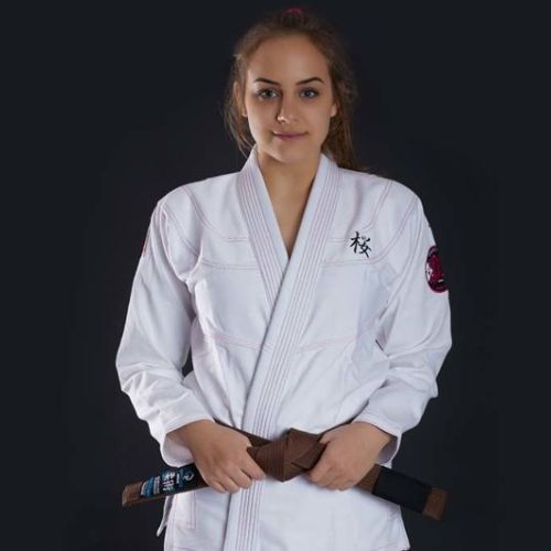 GI do brazylijskiego jiu-jitsu damskie Ground Game Sakura białe