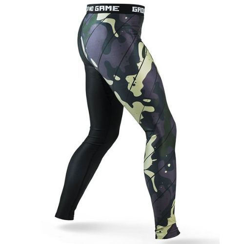Legginsy treningowe męskie Ground Game Moro 3.0 moro