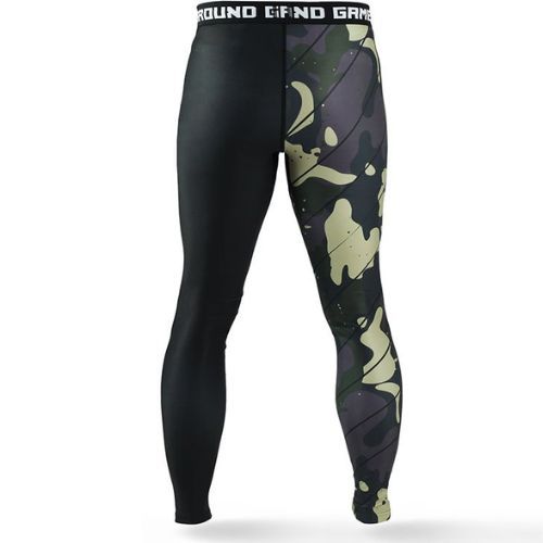Legginsy treningowe męskie Ground Game Moro 3.0 moro