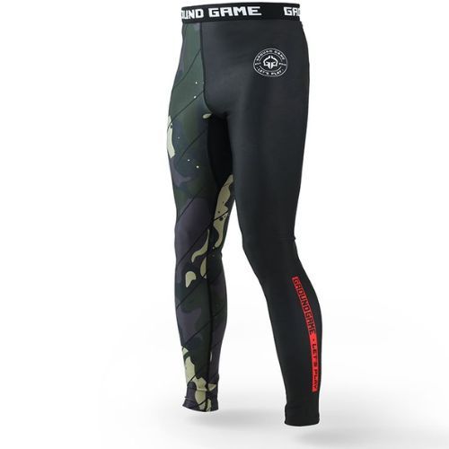 Legginsy treningowe męskie Ground Game Moro 3.0 moro