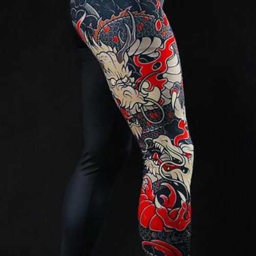 Legginsy treningowe męskie Ground Game Yokai 2.0 czarne