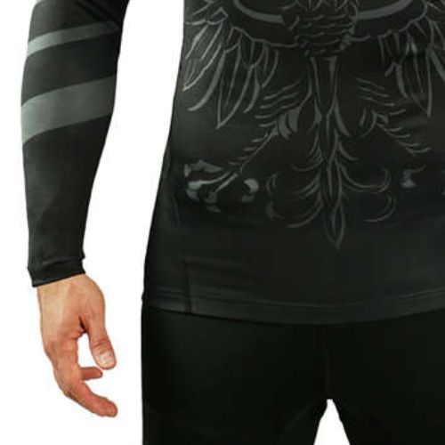 Rashguard longsleeve męski Ground Game Polska czarny