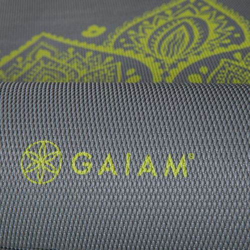 Mata do jogi Gaiam Citron Sundial 6 mm szara 61333