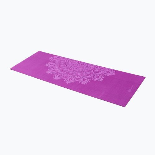 Mata do jogi Gaiam Purple Mandala 6 mm fioletowa 62202
