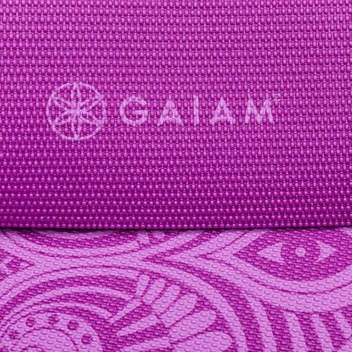 Mata do jogi Gaiam Purple Mandala 6 mm fioletowa 62202