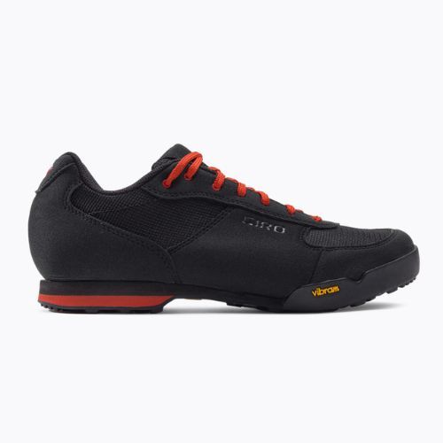 Buty rowerowe MTB męskie Giro Rumble VR black/glowing red