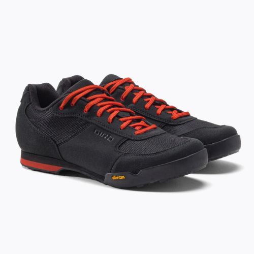 Buty rowerowe MTB męskie Giro Rumble VR black/glowing red