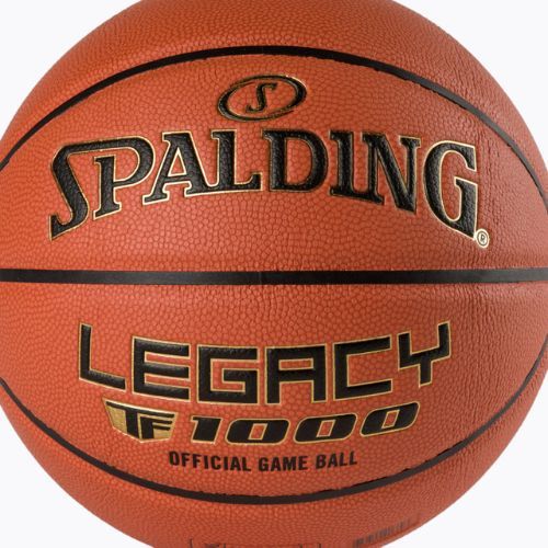 Piłka do koszykówki Spalding TF-1000 Legacy Logo FIBA pomarańczowa rozmiar 7