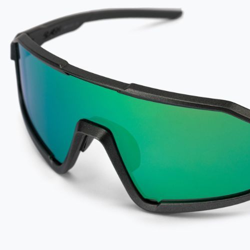 Okulary przeciwsłoneczne Quiksilver Slash matte black/ml green