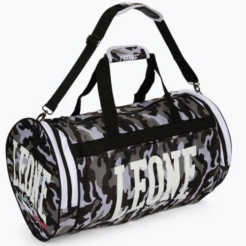 Torba treningowa LEONE 1947 Mimetic Camo Bag 45 l green/grey