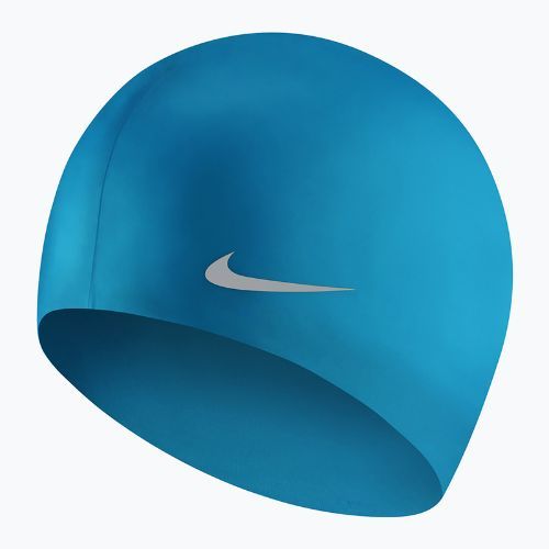 Czepek pływacki dziecięcy Nike Solid Silicone blue
