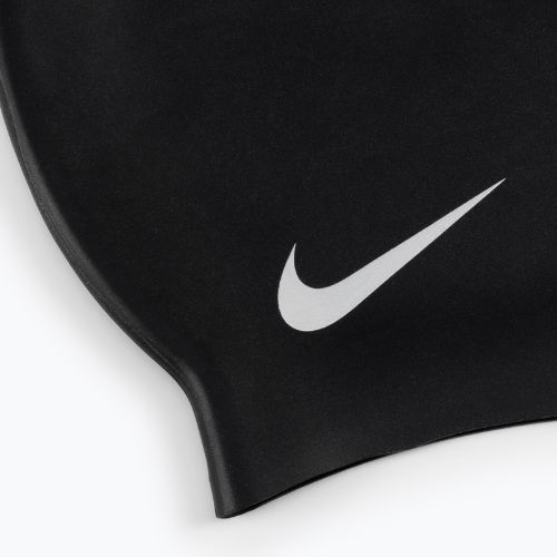 Czepek pływacki dziecięcy Nike Solid Silicone black