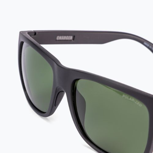 Okulary przeciwsłoneczne Quiksilver Charger Polarized Floatable matte black/green polarized