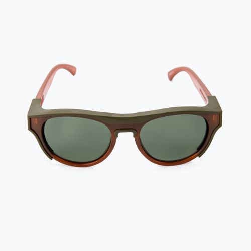 Okulary przeciwsłoneczne Quiksilver Eliminator Polarized + shiny crystal brown/green polarized