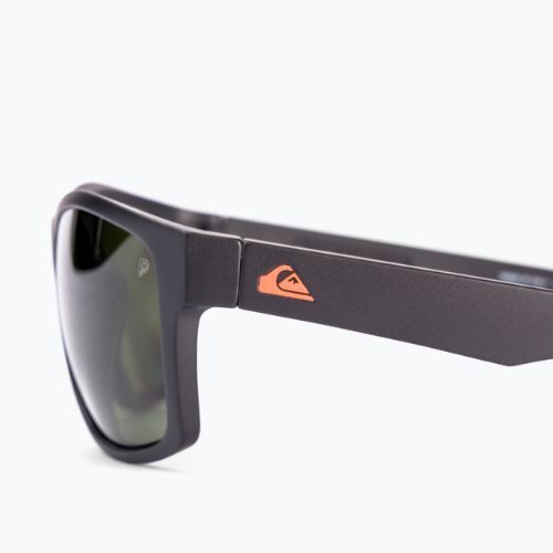Okulary przeciwsłoneczne Quiksilver Trailway Polarized Floatable matte black/green polarized