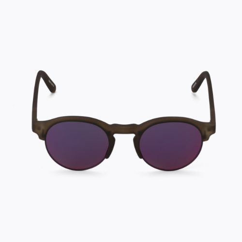 Okulary przeciwsłoneczne damskie ROXY Minoaka matte crystal smoke/ml red