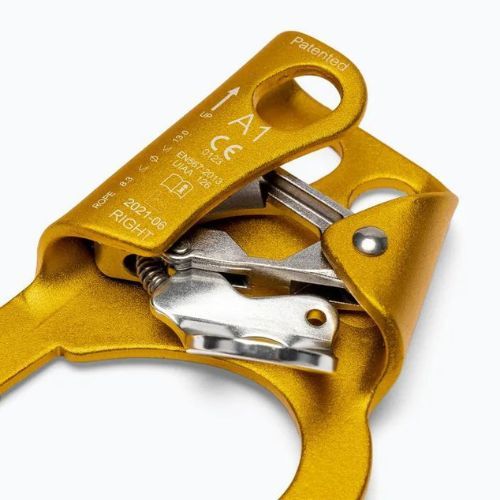 Zacisk wspinaczkowy Grivel A1 Ascender Right yellow