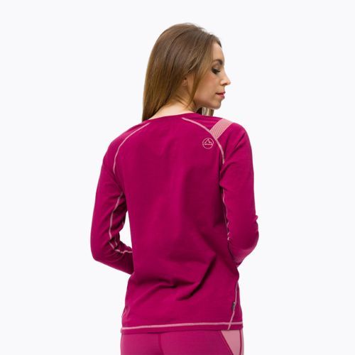 Longsleeve wspinaczkowy damski La Sportiva Futura red plum