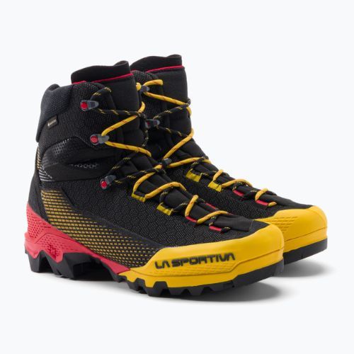 Buty wysokogórskie męskie La Sportiva Aequilibrium ST GTX 2023 black/yellow