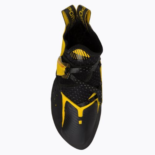 Buty wspinaczkowe męskie La Sportiva Solution Comp 2024 black/yellow