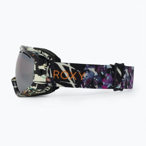 Gogle snowboardowe damskie ROXY Sunset ART true black superlights /amber rose ml super silver