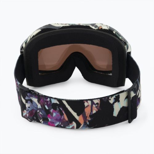 Gogle snowboardowe damskie ROXY Sunset ART true black superlights /amber rose ml super silver