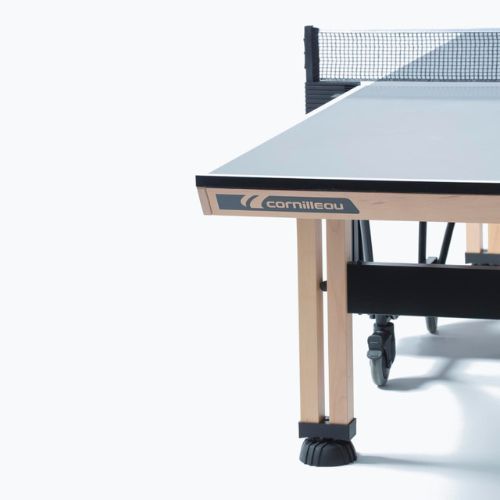 Stół do tenisa stołowego Cornilleau Competition 850 Wood ITTF Indoor 2021 szary